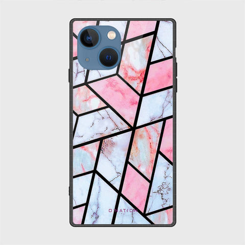 iPhone 13 Cover - O'Nation Shades of Marble Series - HQ Ultra Shine Premium Infinity Glass Soft Silicon Borders Case