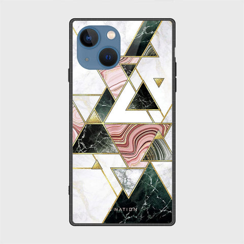 iPhone 13 Cover - O'Nation Shades of Marble Series - HQ Ultra Shine Premium Infinity Glass Soft Silicon Borders Case