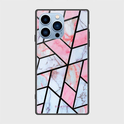 iPhone 13 Pro Cover - O'Nation Shades of Marble Series - HQ Ultra Shine Premium Infinity Glass Soft Silicon Borders Case