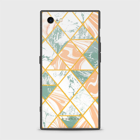 iPhone 7 Cover - O'Nation Shades of Marble Series - HQ Ultra Shine Premium Infinity Glass Soft Silicon Borders Case
