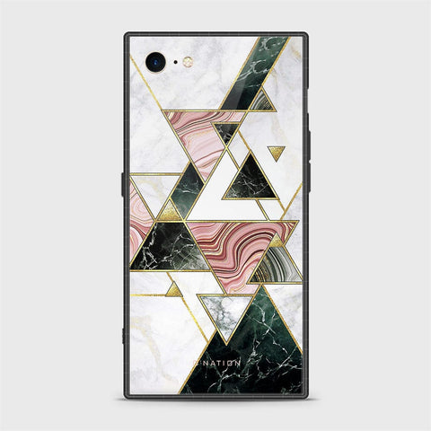iPhone 7 Cover - O'Nation Shades of Marble Series - HQ Ultra Shine Premium Infinity Glass Soft Silicon Borders Case