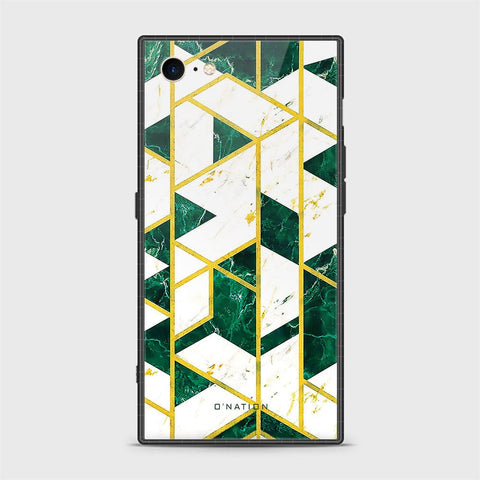 iPhone 7 Cover - O'Nation Shades of Marble Series - HQ Ultra Shine Premium Infinity Glass Soft Silicon Borders Case