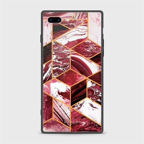 iPhone 7 Plus Cover - O'Nation Shades of Marble Series - HQ Ultra Shine Premium Infinity Glass Soft Silicon Borders Case