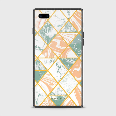 iPhone 7 Plus Cover - O'Nation Shades of Marble Series - HQ Ultra Shine Premium Infinity Glass Soft Silicon Borders Case