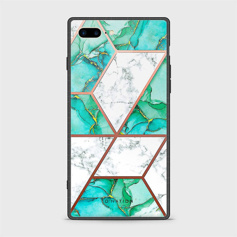 iPhone 7 Plus Cover - O'Nation Shades of Marble Series - HQ Ultra Shine Premium Infinity Glass Soft Silicon Borders Case