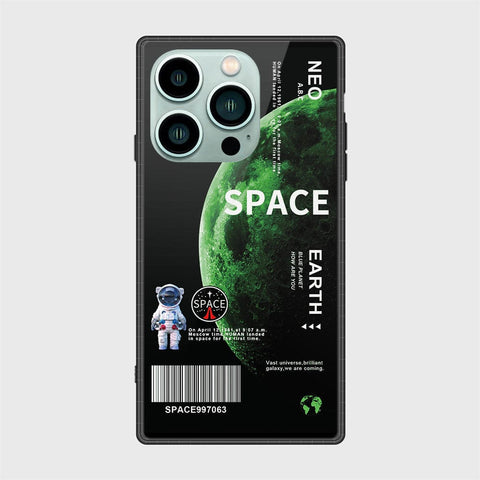 iPhone 14 Pro Cover - Limitless Series - HQ Ultra Shine Premium Infinity Glass Soft Silicon Borders Case