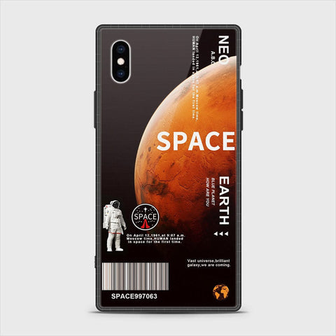 iPhone XS / X Cover - Limitless Series - HQ Ultra Shine Premium Infinity Glass Soft Silicon Borders Case