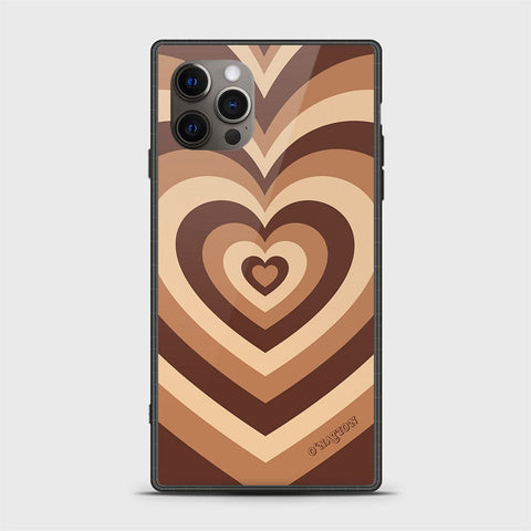 iPhone 12 Pro Cover - O'Nation Heartbeat Series - HQ Ultra Shine Premium Infinity Glass Soft Silicon Borders Case