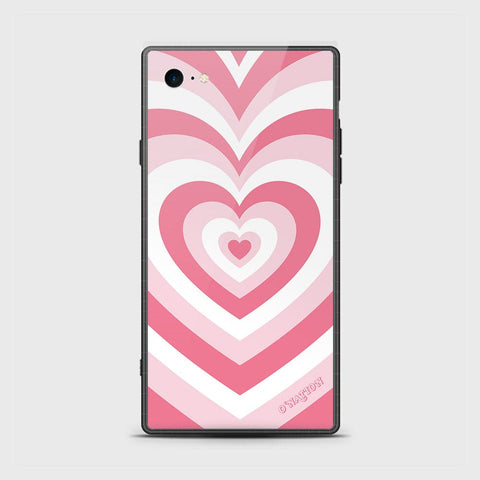 iPhone 8 / 7 Cover - O'Nation Heartbeat Series - HQ Ultra Shine Premium Infinity Glass Soft Silicon Borders Case