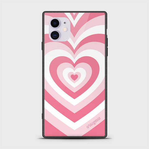 iPhone 11 Cover - O'Nation Heartbeat Series - HQ Ultra Shine Premium Infinity Glass Soft Silicon Borders Case
