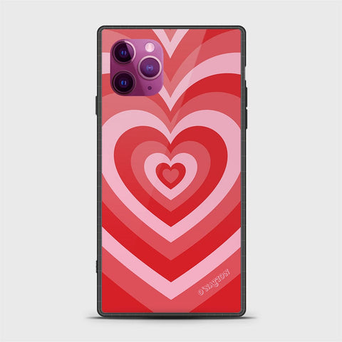 iPhone 11 Pro Cover - O'Nation Heartbeat Series - HQ Ultra Shine Premium Infinity Glass Soft Silicon Borders Case