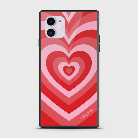 iPhone 11 Cover - O'Nation Heartbeat Series - HQ Ultra Shine Premium Infinity Glass Soft Silicon Borders Case