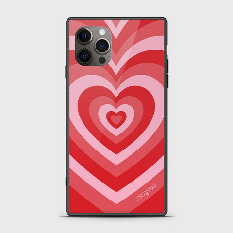 iPhone 12 Pro Cover - O'Nation Heartbeat Series - HQ Ultra Shine Premium Infinity Glass Soft Silicon Borders Case