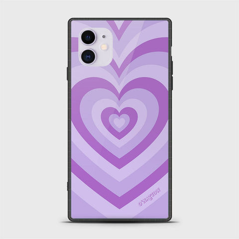 iPhone 11 Cover - O'Nation Heartbeat Series - HQ Ultra Shine Premium Infinity Glass Soft Silicon Borders Case