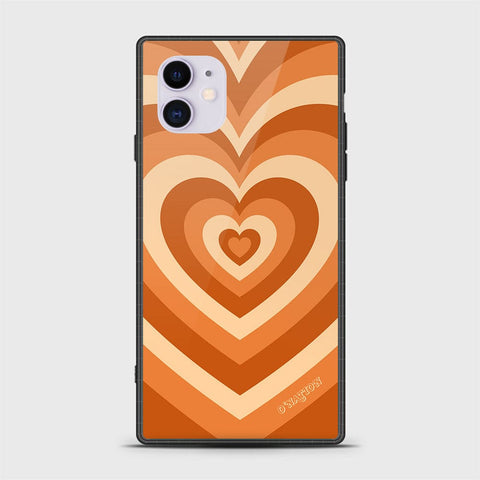 iPhone 11 Cover - O'Nation Heartbeat Series - HQ Ultra Shine Premium Infinity Glass Soft Silicon Borders Case
