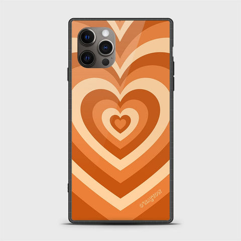 iPhone 12 Pro Cover - O'Nation Heartbeat Series - HQ Ultra Shine Premium Infinity Glass Soft Silicon Borders Case