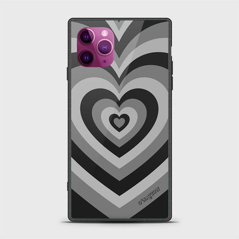 iPhone 11 Pro Cover - O'Nation Heartbeat Series - HQ Ultra Shine Premium Infinity Glass Soft Silicon Borders Case