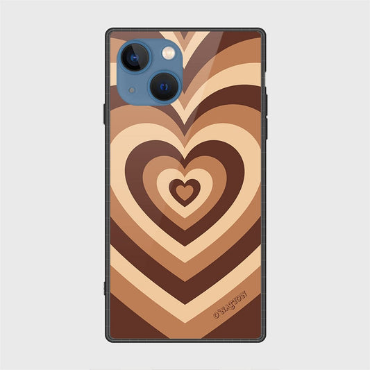iPhone 13 Cover - O'Nation Heartbeat Series - HQ Ultra Shine Premium Infinity Glass Soft Silicon Borders Case