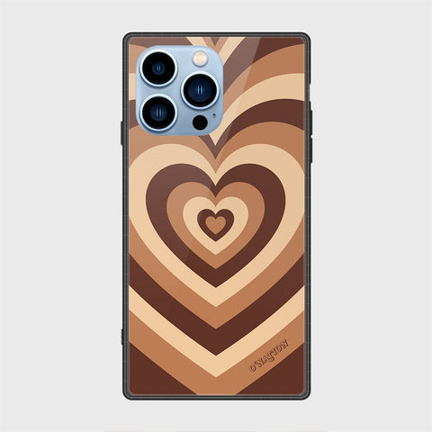 iPhone 13 Pro Max Cover - O'Nation Heartbeat Series - HQ Ultra Shine Premium Infinity Glass Soft Silicon Borders Case