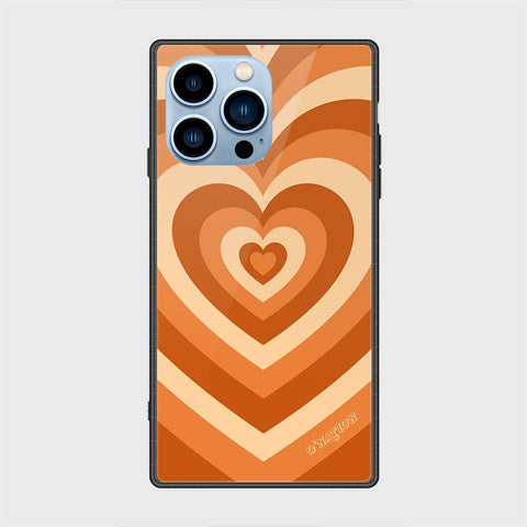 iPhone 13 Pro Max Cover - O'Nation Heartbeat Series - HQ Ultra Shine Premium Infinity Glass Soft Silicon Borders Case