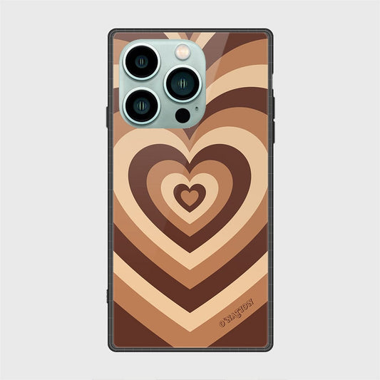 iPhone 14 Pro Cover - O'Nation Heartbeat Series - HQ Ultra Shine Premium Infinity Glass Soft Silicon Borders Case