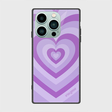 iPhone 14 Pro Cover - O'Nation Heartbeat Series - HQ Ultra Shine Premium Infinity Glass Soft Silicon Borders Case