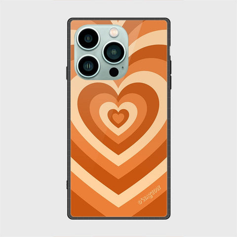 iPhone 14 Pro Max Cover - O'Nation Heartbeat Series - HQ Ultra Shine Premium Infinity Glass Soft Silicon Borders Case