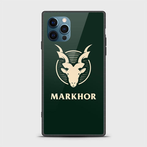 iPhone 12 Pro Max Cover - Markhor Series - HQ Ultra Shine Premium Infinity Glass Soft Silicon Borders Case