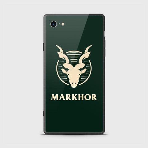 iPhone 8 / 7 Cover - Markhor Series - HQ Ultra Shine Premium Infinity Glass Soft Silicon Borders Case