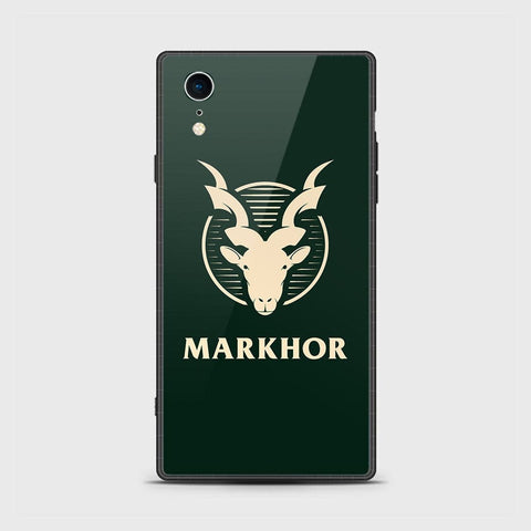 iPhone XR Cover - Markhor Series - HQ Ultra Shine Premium Infinity Glass Soft Silicon Borders Case