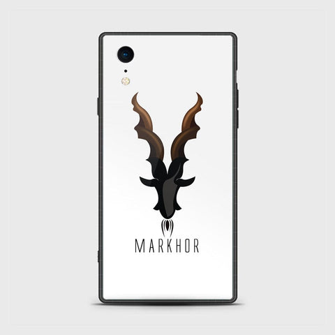 iPhone XR Cover - Markhor Series - HQ Ultra Shine Premium Infinity Glass Soft Silicon Borders Case