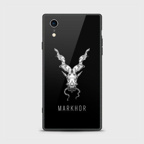 iPhone XR Cover - Markhor Series - HQ Ultra Shine Premium Infinity Glass Soft Silicon Borders Case