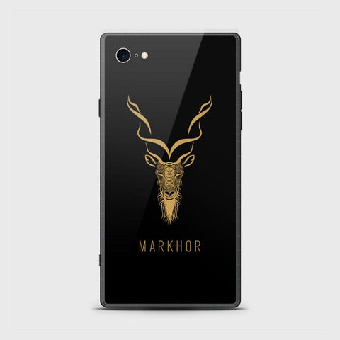iPhone 8 / 7 Cover - Markhor Series - HQ Ultra Shine Premium Infinity Glass Soft Silicon Borders Case