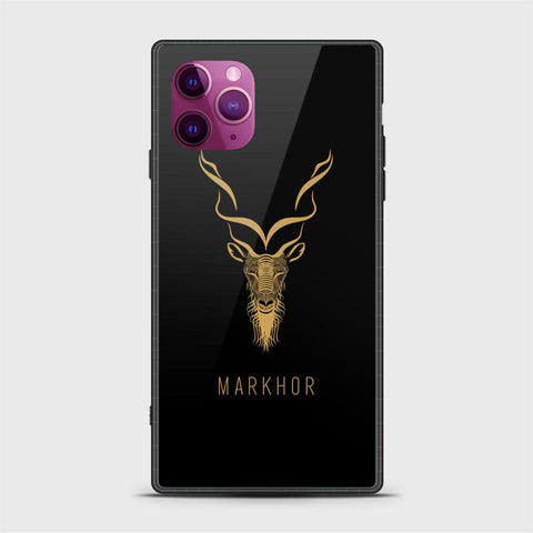iPhone 11 Pro Cover - Markhor Series - HQ Ultra Shine Premium Infinity Glass Soft Silicon Borders Case