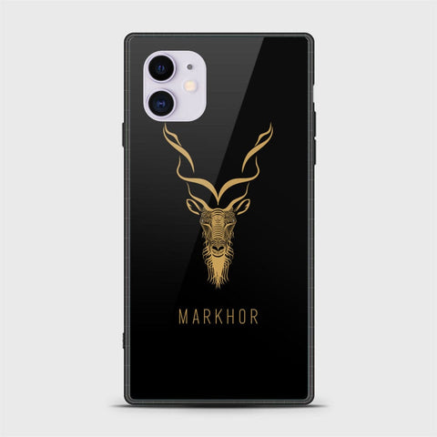 iPhone 11 Cover - Markhor Series - HQ Ultra Shine Premium Infinity Glass Soft Silicon Borders Case