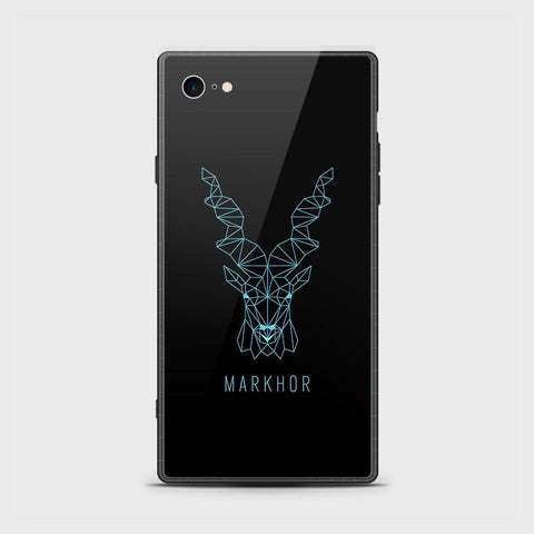 iPhone 8 / 7 Cover - Markhor Series - HQ Ultra Shine Premium Infinity Glass Soft Silicon Borders Case
