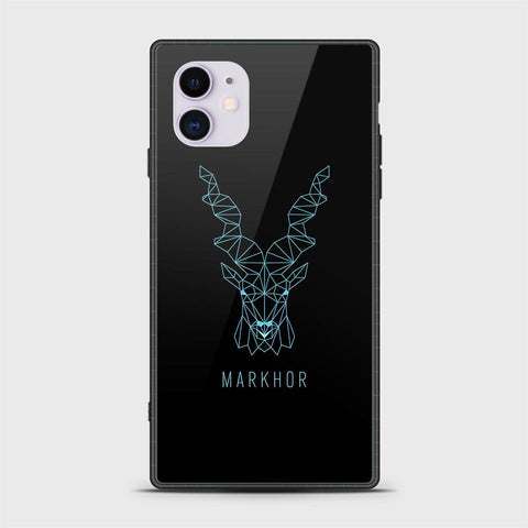 iPhone 11 Cover - Markhor Series - HQ Ultra Shine Premium Infinity Glass Soft Silicon Borders Case