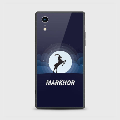 iPhone XR Cover - Markhor Series - HQ Ultra Shine Premium Infinity Glass Soft Silicon Borders Case