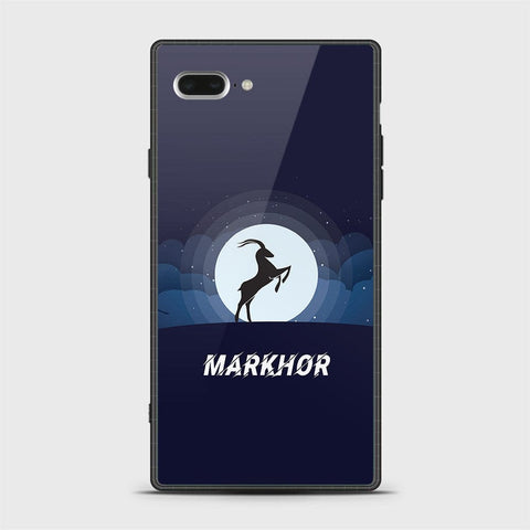 iPhone 8 Plus / 7 Plus Cover - Markhor Series - HQ Ultra Shine Premium Infinity Glass Soft Silicon Borders Case