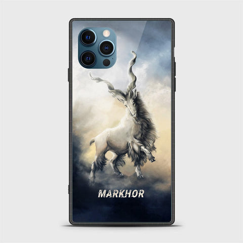 iPhone 12 Pro Max Cover - Markhor Series - HQ Ultra Shine Premium Infinity Glass Soft Silicon Borders Case