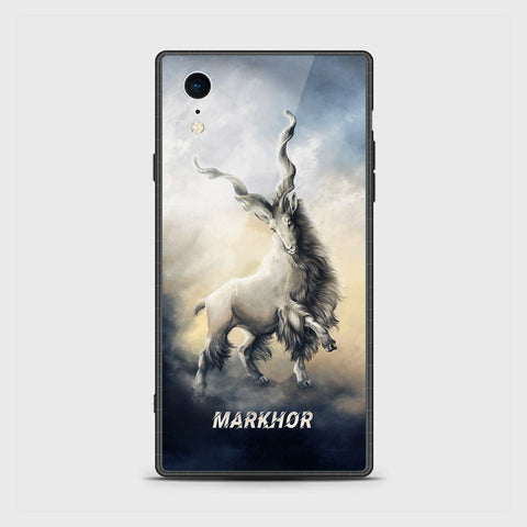 iPhone XR Cover - Markhor Series - HQ Ultra Shine Premium Infinity Glass Soft Silicon Borders Case