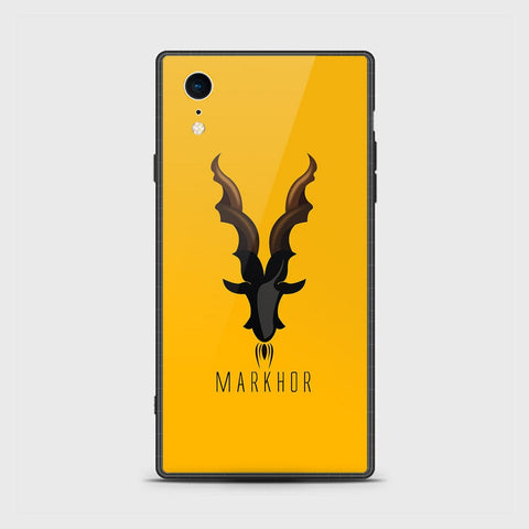 iPhone XR Cover - Markhor Series - HQ Ultra Shine Premium Infinity Glass Soft Silicon Borders Case