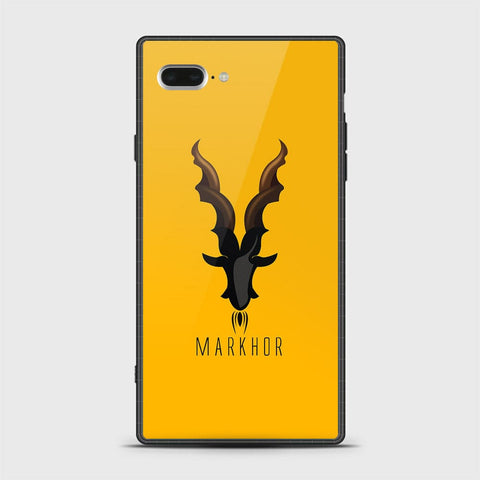 iPhone 8 Plus / 7 Plus Cover - Markhor Series - HQ Ultra Shine Premium Infinity Glass Soft Silicon Borders Case