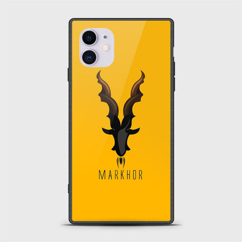 iPhone 11 Cover - Markhor Series - HQ Ultra Shine Premium Infinity Glass Soft Silicon Borders Case