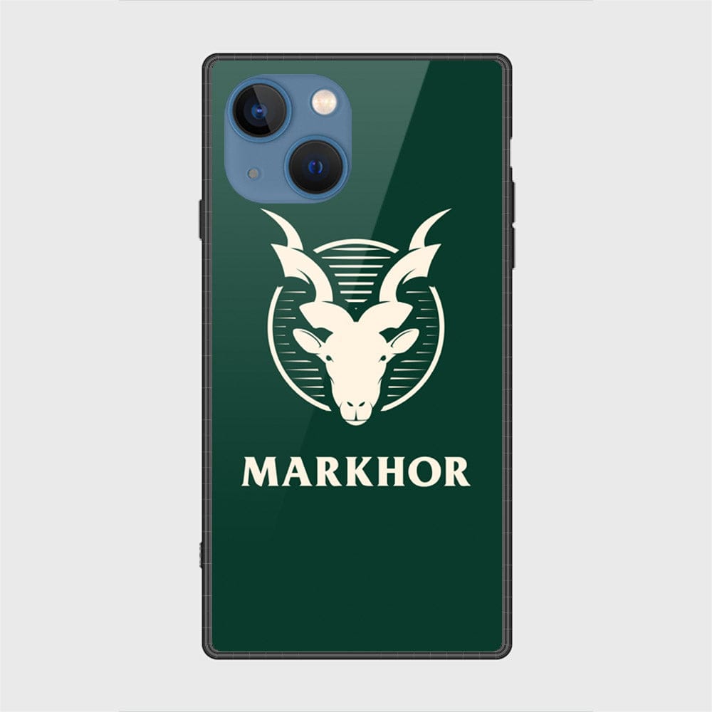 iPhone 13 Cover - Markhor Series - D46 - HQ Ultra Shine Premium Infinity Glass Soft Silicon Borders Case ( Fast Delivery )