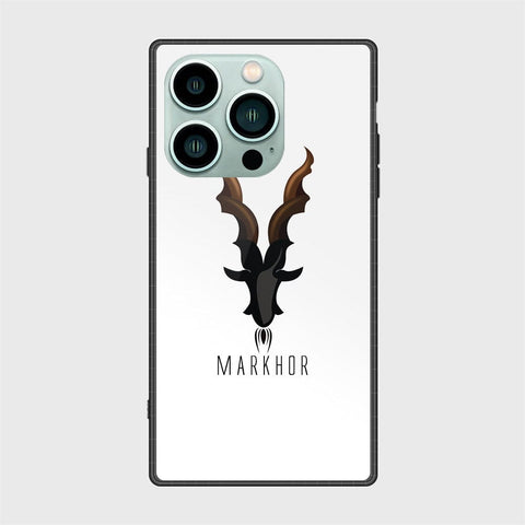 iPhone 14 Pro Cover - Markhor Series - HQ Ultra Shine Premium Infinity Glass Soft Silicon Borders Case