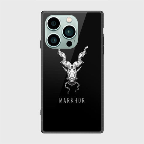 iPhone 14 Pro Cover - Markhor Series - HQ Ultra Shine Premium Infinity Glass Soft Silicon Borders Case