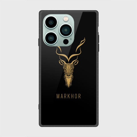 iPhone 14 Pro Cover - Markhor Series - HQ Ultra Shine Premium Infinity Glass Soft Silicon Borders Case
