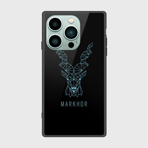 iPhone 14 Pro Cover - Markhor Series - HQ Ultra Shine Premium Infinity Glass Soft Silicon Borders Case