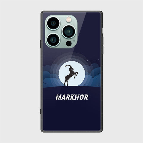 iPhone 14 Pro Cover - Markhor Series - HQ Ultra Shine Premium Infinity Glass Soft Silicon Borders Case